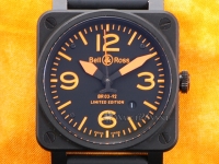 Bell & Ross BR03-92 Carbon Orange Automatique Montre Réplique