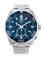 TAG Heuer Réplique Aquaracer Bleu Dial Chronographe Acier inoxydable CAY111B.BA0927