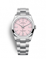 Rolex Oyster Perpetual 36 Cadran Rose Bonbon Bracelet Oyster