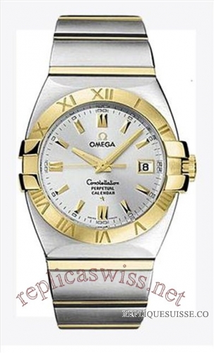 Omega Double Eagle Perpetual Calendar Quartz 1211.30.00 Hommes Montre Réplique