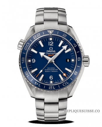 Réplique Omega Seamaster Planet Ocean 600 M Co Axial GMT 43.5mm 232.90.44.22.03.001