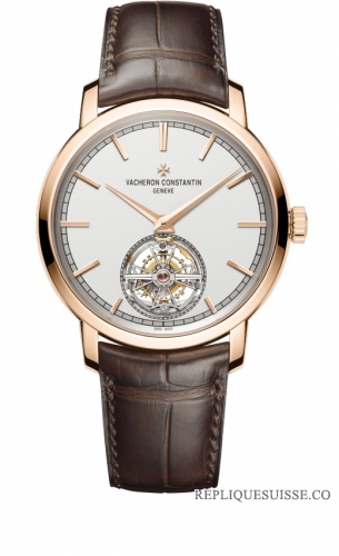 Copie Montre Tourbillon Vacheron Constantin Traditionnelle Reference 6000T/000R-B346