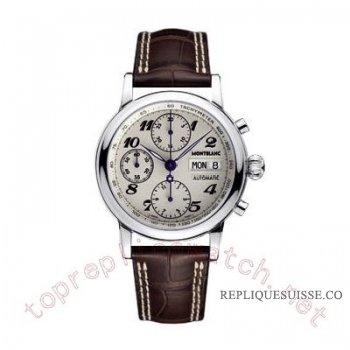 Montblanc XL Chronographe Automatique Day Date Hommes 101632 Montre Réplique