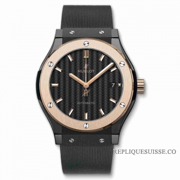 Copie Montre Montre automatiques Hublot Ceramic King Gold 42mm Classic Fusion 511.CO.1781.RX