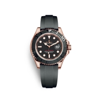 Rolex Yacht-Master 40 or Everose 18 ct M126655-0002 cadran noir