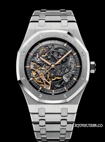 Audemars Piguet Royal Oak DOUBLE BALANCE WHEEL OPENWORKED montre Réplique 15407ST.OO.1220ST.01