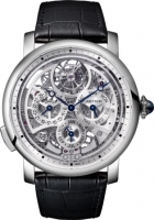 Rotonde de Cartier Grande Complication skeleton montre Réplique