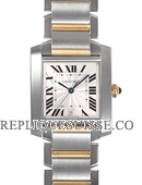 Cartier Tank Francaise Or/acier Hommes W51005Q4 Montre Réplique