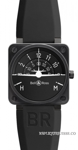 Bell & Ross BR 01 TURN COORDINATOR Flight Intruments des hommes Montre Réplique