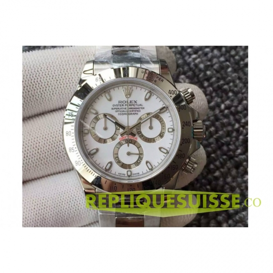 Rolex Cosmograph Daytona cadran blanc 116520-78590 Réplique - Cliquez sur l'image pour la fermer