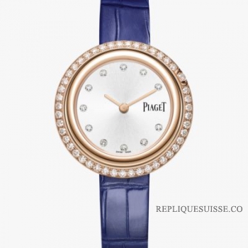 Piaget Diamant Argent Cadran Diamant Pour Femme Or Rose 18k G0A43092 Montres Copie