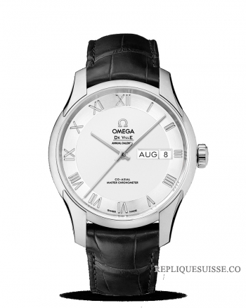 Réplique Omega De Ville Hour Vision Chronometre mactre coaxial Calendrier annuel 41mm 433.13.41.22.02.001