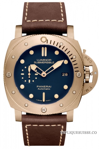 Copie Montre Panerai Luminor Submersible 1950 3 Jours Automatique Bronzo 47mm PAM00671