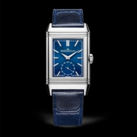 Copie Montre Jaeger-LeCoultre Reverso Tribute Petite Seconde Acier Inoxydable/Bleu/Fagliano 3978480