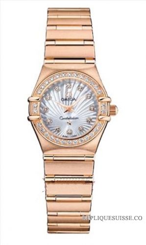 Omega Constellation Dames Mini Quartz 111.55.23.60.55.003 Montre Réplique