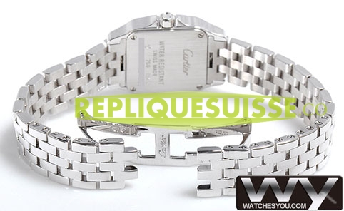 Cartier Santos Demoiselle Diamant Dames WF9003Y8 Montre Réplique - Cliquez sur l'image pour la fermer