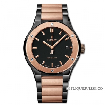 Réplique Bracelet Hublot Classic Fusion Ceramique King Gold