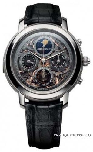 Audemars Piguet Jules Audemars Grande Complication titane Hommes 25996TI.OO.D002CR.02 Montre Réplique