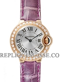 Cartier Ballon Bleu Diamants Or Dames WE900251 Montre Réplique