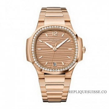 Patek Philippe Nautilus Rose Or dames 7118 / 1200R-010 Montres Copie