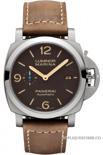 Copie Montre Panerai Luminor Marina 1950 3 Jours Automatique Titanio 44mm PAM01351