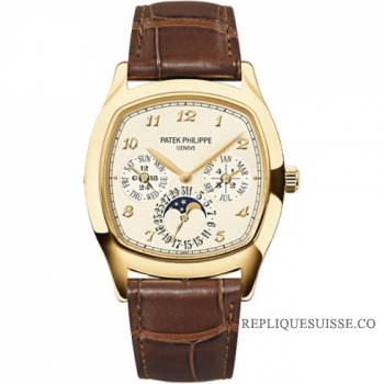 Cadran mecanique creme Patek Philippe Grand Complications 5940J-001 Montres Copie