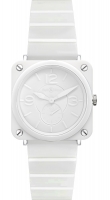 Bell & Ross BR S blanc Ceramic Phantom Bracelet Ceramic Quartz 39mm Ladies Montre Réplique