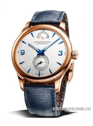 Copie Montre Chopard L.U.C Quattro Edition Limitee Or Rose 18K Hommes 161926-5004