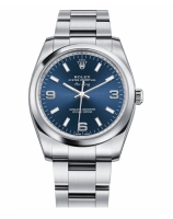 Réplique Rolex Air-King Domed Bezel bleu cadran 114200 BLAO Montre Repliq 114200 BLAO