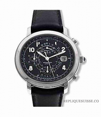 Audemars Piguet Millenary Chrono acier noir hommes 25822ST.OO.D001CR.02 Montre Réplique