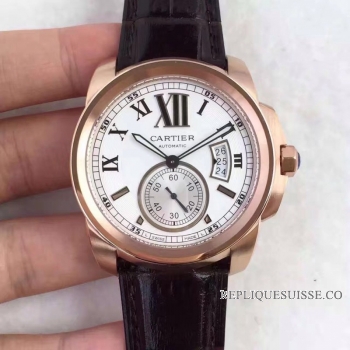 Cartier Calibre De Cartier Automatique Hommes W7100009 Montre Réplique