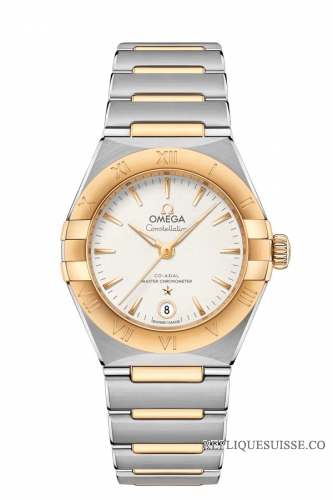 OMEGA Constellation Acier or jaune Anti-magnetique 131.20.29.20.02.002