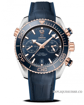 Réplique Omega Seamaster Planet Ocean 600 M Co Axial Master CHRONOMETER Chronographe 45.5mm 215.23.46.51.03.001