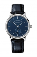 Copie Montre A. Lange & Sohne Saxonia 35 Or blanc/bleu 219.028