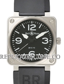 Bell & Ross BR01-92 acier noir Automatique Hommes Montre Réplique