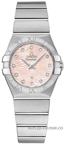 Omega Constellation Brushed (27mm) Quartz 123.10.27.60.57.002 Montre Réplique