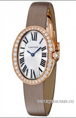 Cartier Baignoire Diamant 18kt Rose Or WB520004 Montre Réplique