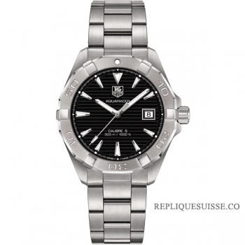 TAG Heuer Réplique Aquaracer Automatique Noir Dial Acier inoxydable WAY2110.BA0928