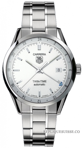 TAG Heuer Carrera Twin-Time Hommes WV2116.BA0787 Montre Réplique