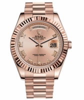 Réplique Rolex Day Date II President Pink or Champagne cadran 218235 CHRP 218235 CHRP