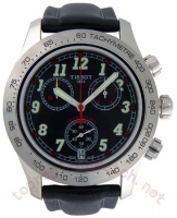 Tissot V8 acier Chronographe noir Hommes T36.1.326.52 Montre Réplique