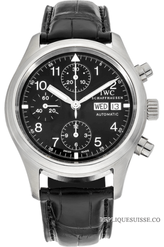 IWC Montres d\'Aviateur Chronographe Acier inoxydable Gents IW370603