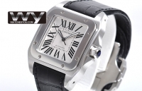 Cartier Santos 100 acier Automatique Hommes W20073X8 Montre Réplique