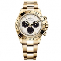 Rolex Daytona Ivoire Cadran arabe or jaune 18 carats Oyster Bracelet Réplique