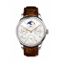 Copie Montre IWC Portugieser Calendrier Perpetuel Simple Lune Acier Inoxydable/Boutique Shanghai IW503307