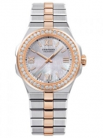 Réplique Chopard Alpine Eagle 36mm Acier et Or Rose Lunette Diamant Cadran Nacre