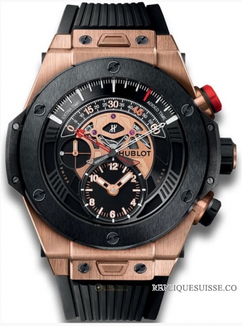 Hublot Big Bang Unico Bi-Retrograde Chrono King Or Ceramique Montre Réplique