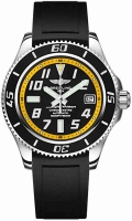 Breitling Superocean 42 Inoxydable acier Diver Pro II noir Montre Réplique