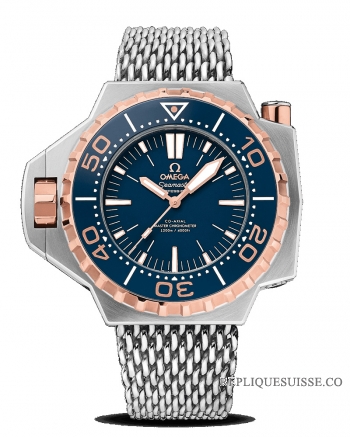 Réplique Omega Seamaster Ploprof 1200 M Coaxial Master Chronometer 55 x 48mm 227.60.55.21.03.001