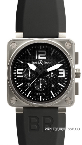 Bell & Ross BR 01-94 TITANIUM Chronographe 46mm des hommes Montre Réplique